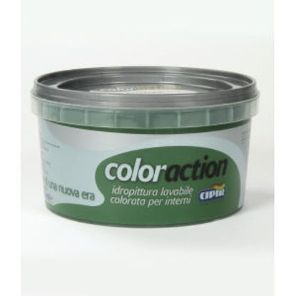 Immagine di Coloraction - lavabile - pittura acrilica lavabile colorata per interno. verde plutone - 750 ml                                                                                                                                                                                                                                                                                                                                                                                                                     