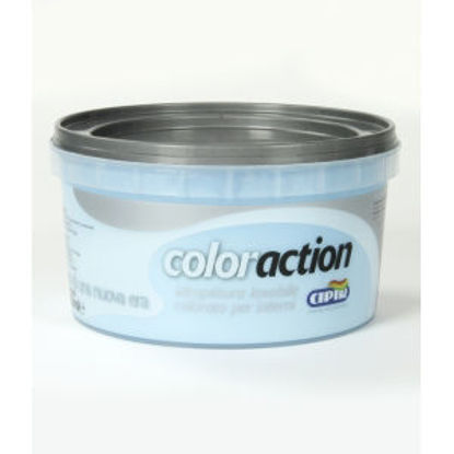 Immagine di Coloraction - lavabile - pittura acrilica lavabile colorata per interno. azzurro artico - 750 ml                                                                                                                                                                                                                                                                                                                                                                                                                    