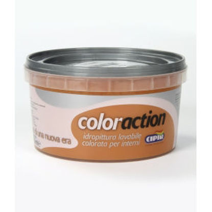 Immagine di Coloraction - lavabile - pittura acrilica lavabile colorata per interno. kaki - 750 ml                                                                                                                                                                                                                                                                                                                                                                                                                              