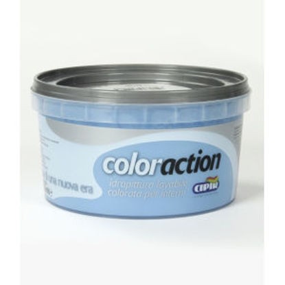 Immagine di Coloraction - lavabile - pittura acrilica lavabile colorata per interno. bleu mercurio - 750 ml                                                                                                                                                                                                                                                                                                                                                                                                                     
