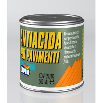 Immagine di Antiacida per pavimenti - vernice sintetica per pavimenti in cemento.  rosso inglese - 500 ml                                                                                                                                                                                                                                                                                                                                                                                                                       