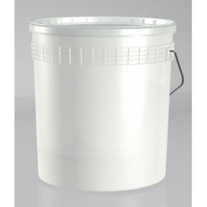 Immagine di Secchio con coperchio - latta vuota con coperchio per diluizione idropitture e usi diversi. 15 lt                                                                                                                                                                                                                                                                                                                                                                                                                   