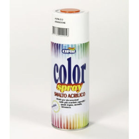 Immagine di Color spray - smalto acrilico spray, brillante per esterni e interni. arancione - 400 ml                                                                                                                                                                                                                                                                                                                                                                                                                            