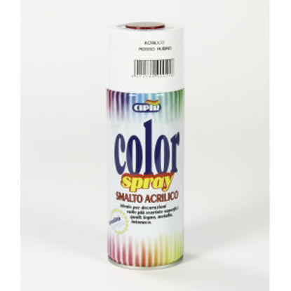 Immagine di Color spray - smalto acrilico spray, brillante per esterni e interni. rosso rubino - 400 ml                                                                                                                                                                                                                                                                                                                                                                                                                         
