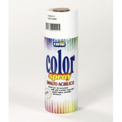 Immagine di Color spray - smalto acrilico spray, brillante per esterni e interni. castagna - 400 ml                                                                                                                                                                                                                                                                                                                                                                                                                             