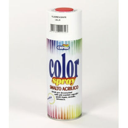Immagine di Color spray - smalto acrilico spray, brillante per esterni e interni. lilla fluorescente - 400 ml                                                                                                                                                                                                                                                                                                                                                                                                                   