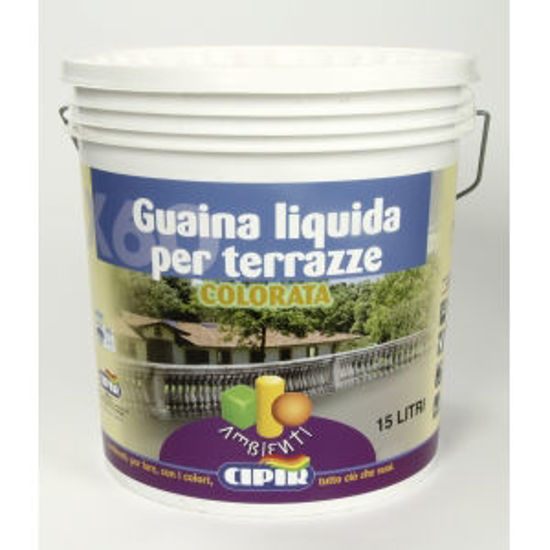 Immagine di Guaina liquida - guaina elastomerica per pavimenti e tetti. giallo ossido - 15 lt                                                                                                                                                                                                                                                                                                                                                                                                                                   