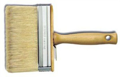 Immagine di Plafoniera con manico in legno, setola bionda, 140x40 mm.                                                                                                                                                                                                                                                                                                                                                                                                                                                           