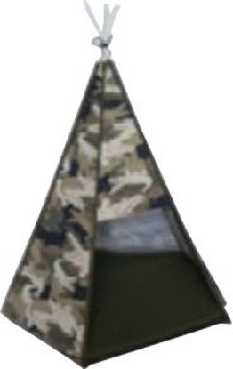 Immagine di Cuccia tenda mimetica cm.61x61 h.69                                                                                                                                                                                                                                                                                                                                                                                                                                                                                 