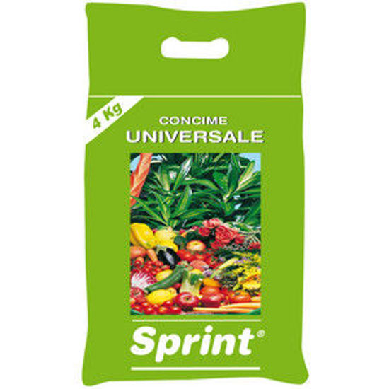 Immagine di Concime organico pellettato universale sprint kg.4,  prodotto completo ad impiego universale per tutte le piante, composizione. npk 8-5-6                                                                                                                                                                                                                                                                                                                                                                           