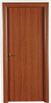 Immagine di Porta modello norma decor reversibile, colore ciliegio, profili regolabili, misure cm. l.80 h.211.                                                                                                                                                                                                                                                                                                                                                                                                                  