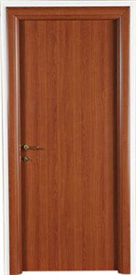 Immagine di Porta modello norma decor reversibile, colore ciliegio, profili regolabili, misure cm. l.80 h.211.                                                                                                                                                                                                                                                                                                                                                                                                                  
