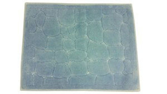 Immagine di Tappeto soft cotton light blue 70x140cm                                                                                                                                                                                                                                                                                                                                                                                                                                                                             