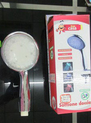 Immagine di Soffione microfono per doccia con led cambia colore                                                                                                                                                                                                                                                                                                                                                                                                                                                                 
