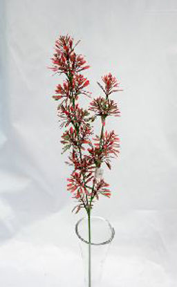 Immagine di Pianta rametto artificiale con fiori colore rosso 9x5x66cm                                                                                                                                                                                                                                                                                                                                                                                                                                                          