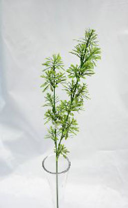 Immagine di Pianta rametto artificiale con fiori colore verde 9x5x66cm                                                                                                                                                                                                                                                                                                                                                                                                                                                          