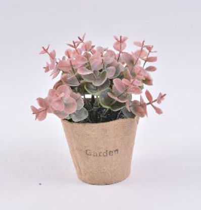 Immagine di Pianta artificiale in vasetto colore rosa                                                                                                                                                                                                                                                                                                                                                                                                                                                                           