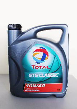 Immagine di Total gts classic 10w-40 lt.4 olio multigrado a base sintetica per motori benzina con e senza catalizzatore e di quelli diesel, aspirati o turbocompressi.                                                                                                                                                                                                                                                                                                                                                          