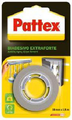 Immagine di Pattex biadesivo power fix brico h.19mmx1,5mt.                                                                                                                                                                                                                                                                                                                                                                                                                                                                      