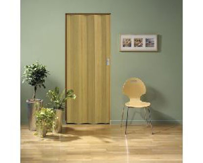 Immagine di porta soffietto 'spacy' design misure mt. 2,15x0,84 colore rovere brillante                                                                                                                                                                                                                                                                                                                                                                                                                                         