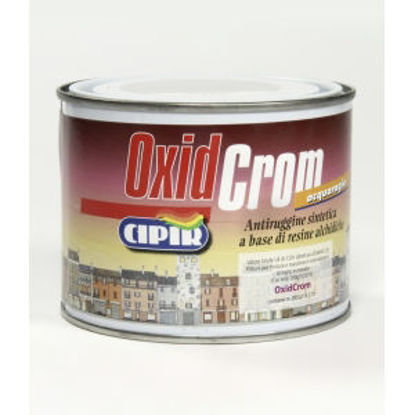 Immagine di Oxidcrom - vernice di fondo diluibile con acquaragia.  bianco - 500 ml                                                                                                                                                                                                                                                                                                                                                                                                                                              