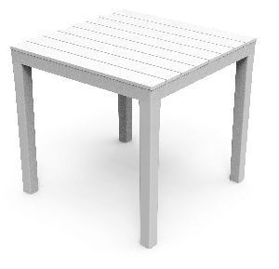 Immagine di tavolo quadrato bali dimensioni cm.78x78 h. 72                                                                                                                                                                                                                                                                                                                                                                                                                                                                      