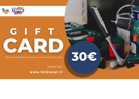 Immagine di Cipir Utility Card Regalo 30€