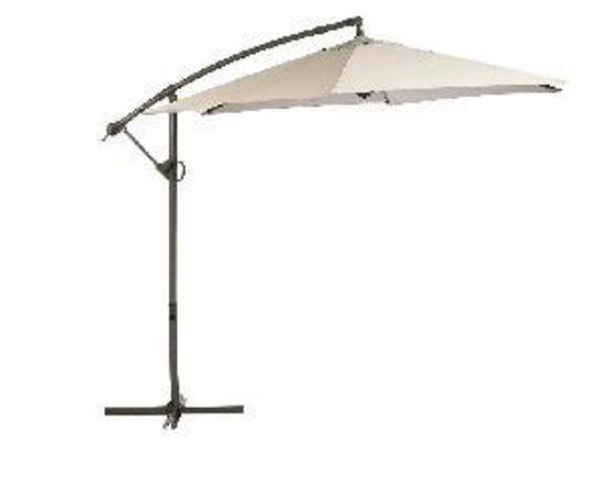 Immagine di ombrellone a braccio esagonale janeiro, dimensioni cm.300x300 h.250,                                                                                                                                                                                                                                                                                                                                                                                                                                                